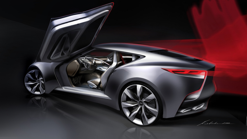 Illustration for article titled The Hyundai HND-9 Is Probably The Next Genesis Coupe